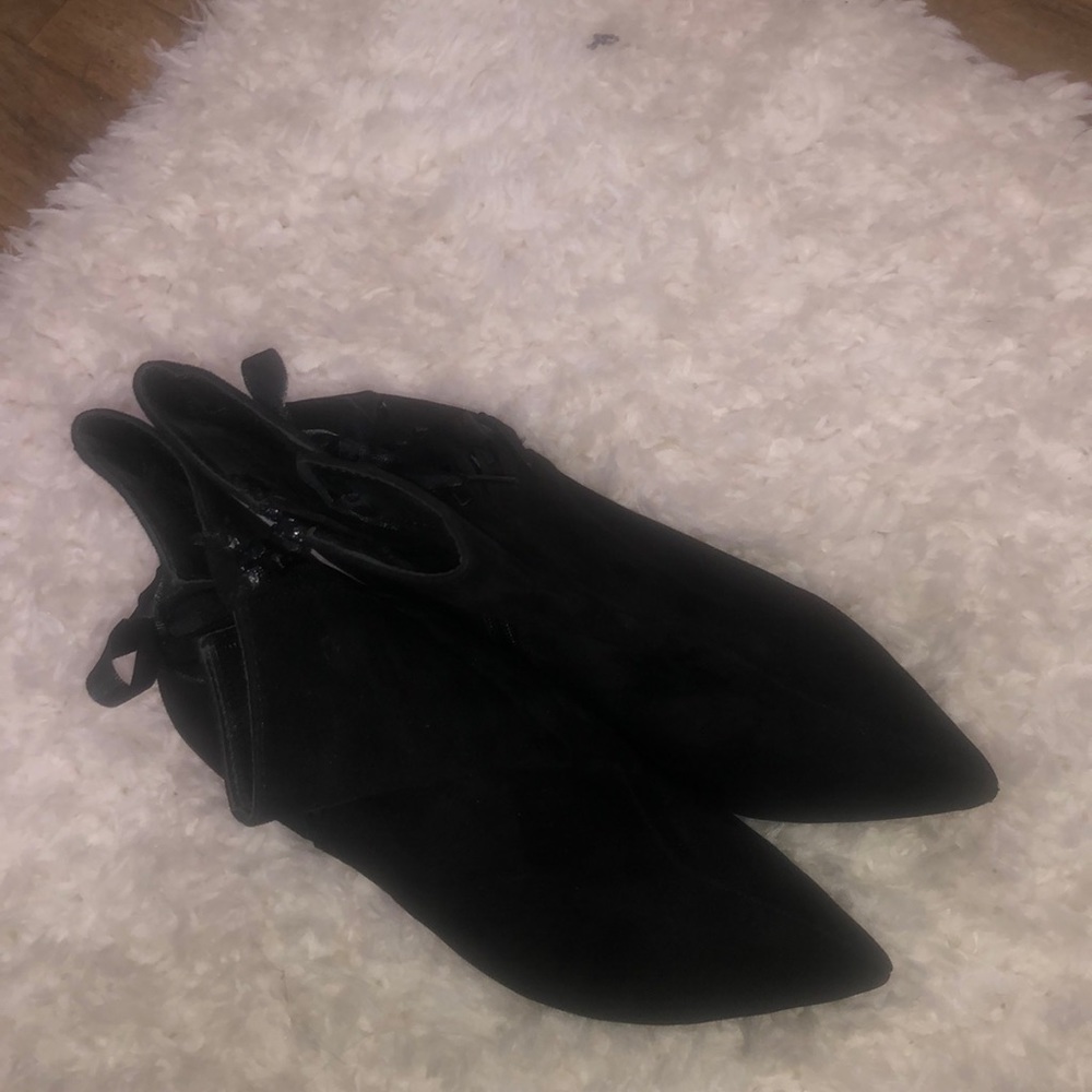 Black ankle boots